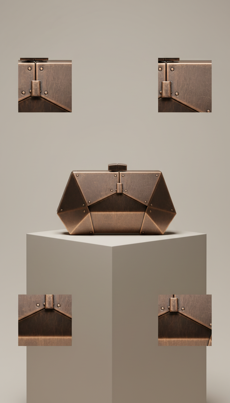 Glossed Crossbody City Bag